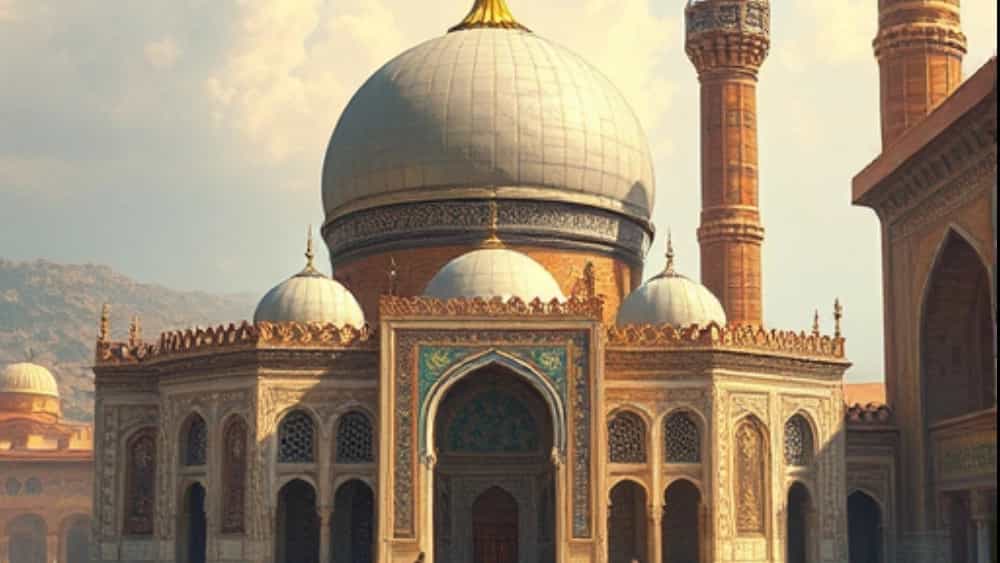 ساخت گنبد گلدسته و ضریح